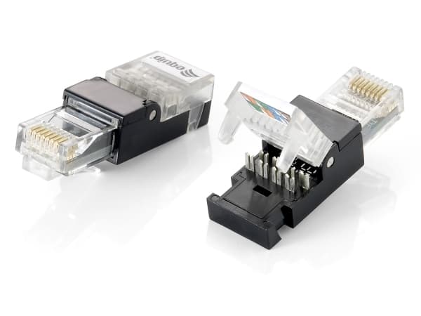 Equip 121163, RJ-45, Sort, Transparent, Polykarbonat, Cat5e, 12 g, 14 mm
