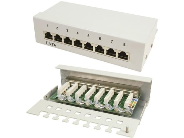 LogiLink NP0016A, RJ-45, Cat6, Grå, ISO/IEC 11801 E