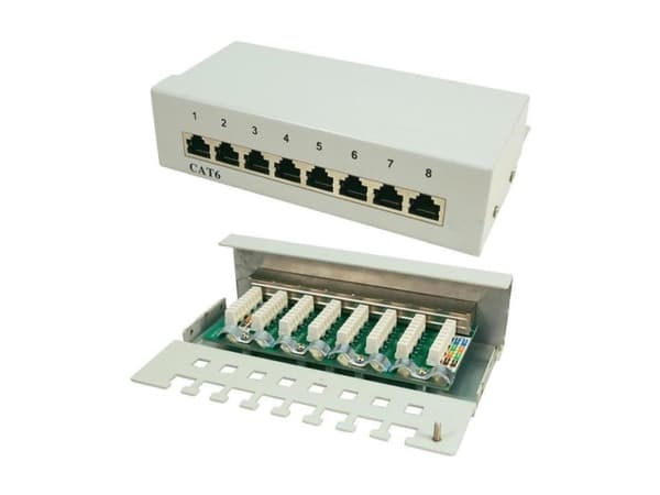 LogiLink NP0016A, RJ-45, Cat6, Grå, ISO/IEC 11801 E