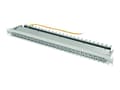 Miniatyrbilde 1 av 4: Telegärtner MPP24-HS K - Koblingspanel - CAT 6a - STP - RJ-45 X 24 - lysegrå, RAL 7035 - 1U - 19"