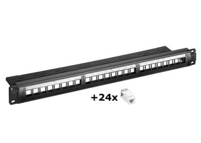 Goobay 95336, IEEE 802.3, IEEE 802.3ab, IEEE 802.3u, 10/100/1000Base-T(X), RJ-45, Cat6, U/UTP (UTP), Sort Sort