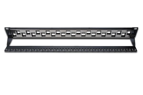 Digitus DN-91412, 10 Gigabit Ethernet, 10000 Mbit/s, Cat6a, Musta, Galvanoitu teräs, Telinekiinnitys
