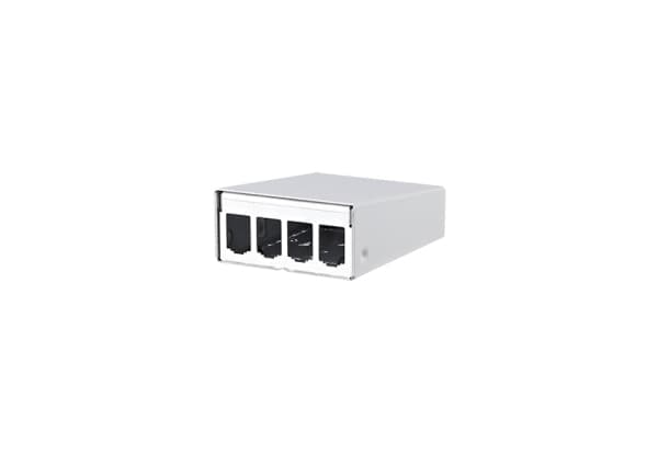 BTR E-DAT modul - Overflatemonteringsboks for nettverk - veggmonterbar - ren hvit, RAL 9010 - 4 porter - for P/N: 1308990111-I