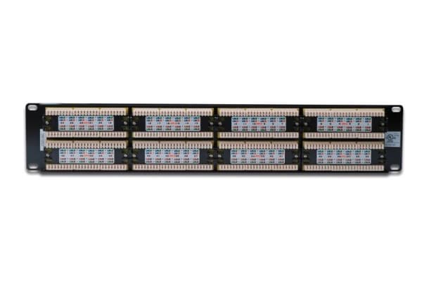 DIGITUS - Patch-panel - CAT 6 - UTP - RJ-45 X 48 - grå, RAL 7035 - 2U - 19"