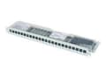 Miniatyrbilde 1 av 5: Telegärtner AMJ Module K Cat.6 - Koblingspanel - CAT 6 - RJ-11/RJ-12 X 24 - lysegrå, RAL 7035 - 1U - 19"