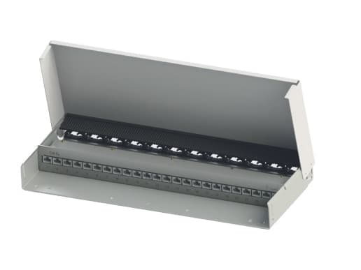 Telegärtner MPD24 - Liitäntärasia - seinäasennettava - RJ-45 X 24 - puhtaan valkoinen, RAL 9010