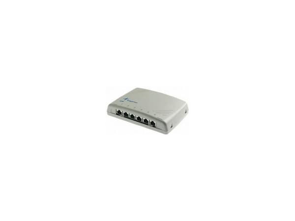 Telegärtner Mini Distributor MPD6-HS K - Kabelfordelingsboks - veggmonterbar, kanalmonterbar, DIN-skinnemonterbar - CAT 6a - STP - RJ-45/RJ-11/RJ-12