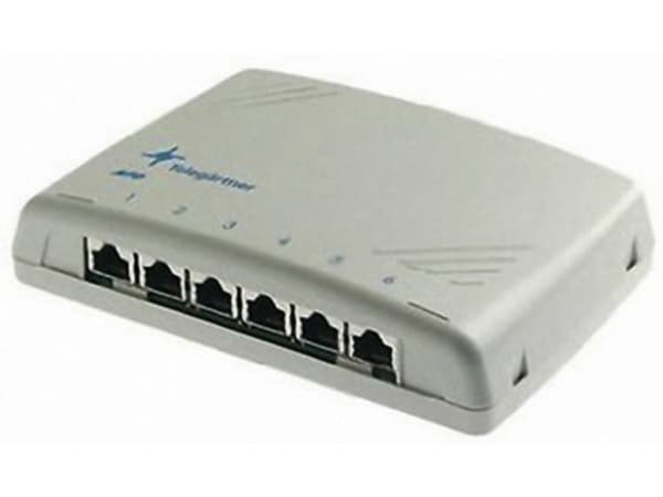 Telegärtner Mini Distributor MPD6-HS K - Kabelfordelingsboks - veggmonterbar, kanalmonterbar, DIN-skinnemonterbar - CAT 6a - STP - RJ-45/RJ-11/RJ-12