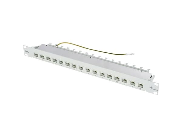 Telegärtner J02022A0050, 10 Gigabit Ethernet, RJ-45, Cat6a, Grå, 482,6 mm, 44 mm