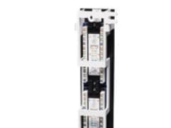 Intellinet 162470, IEEE 802.3, IEEE 802.3ab, IEEE 802.3u, 10/100/1000BASE-T(X), Gigabit Ethernet, Cat5e, Cat6a, Sort, Reolmontering