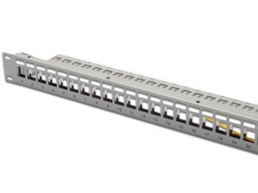 Digitus DN-91410, Harmaa, Telinekiinnitys, 1U, 483 mm, 1,5 mm, 565 mm