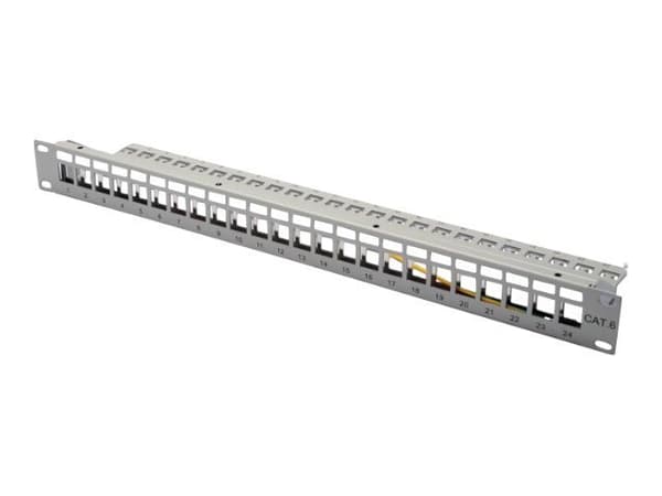 Digitus DN-91410, Harmaa, Telinekiinnitys, 1U, 483 mm, 1,5 mm, 565 mm Harmaa