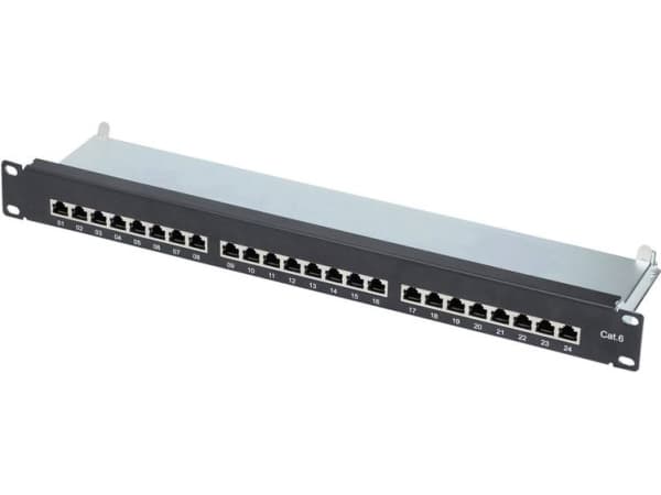 Renkforce 24 porte Netværk-patchpanel 483 mm (19) CAT 6 1 U med stik