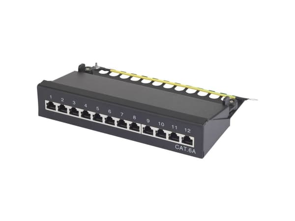 Renkforce 12 porttia Verkkopatchbox CAT 6A 1 U