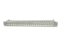 Pikkukuva 1 / 4: Keystone-moduuliteline 19Patchpanel 48xTPmoduulille 1Ut95mm vaaleanharmaa Synergy 21