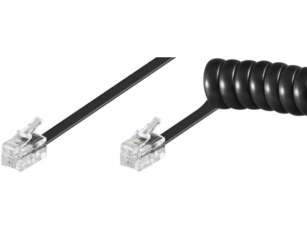 Goobay 4m RJ-10-kabel, 4 m