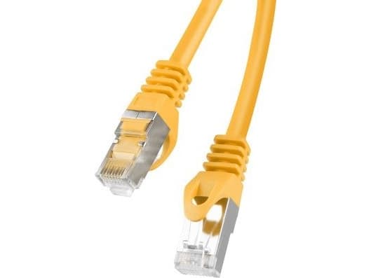 Lanberg - Patchkabel - RJ-45 (han) til RJ-45 (han) - 1,5 m - FTP - CAT 6 - strenget, formet, knastfri - oranssi, RAL 1028