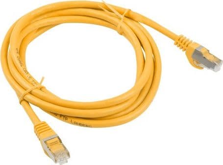 Lanberg - Patchkabel - RJ-45 (han) til RJ-45 (han) - 1,5 m - FTP - CAT 6 - strenget, formet, knastfri - oranssi, RAL 1028