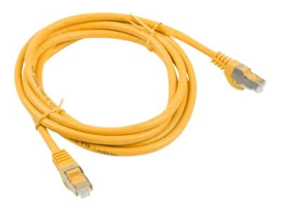 Lanberg - Patchkabel - RJ-45 (han) til RJ-45 (han) - 1,5 m - FTP - CAT 6 - strenget, formet, knastfri - oranssi, RAL 1028