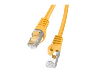 Lanberg - Patchkabel - RJ-45 (han) til RJ-45 (han) - 1,5 m - FTP - CAT 6 - strenget, formet, knastfri - oranssi, RAL 1028