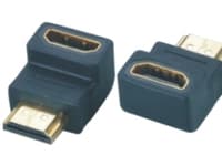 M-CAB - HDMI-adapter - HDMI hunn til HDMI hann - 90°-kontakt