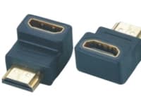 M-CAB - HDMI-adapter - HDMI hunn til HDMI hann - 90°-kontakt