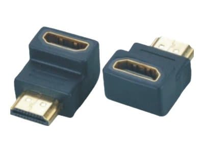M-CAB - HDMI-adapter - HDMI hunn til HDMI hann - 90°-kontakt