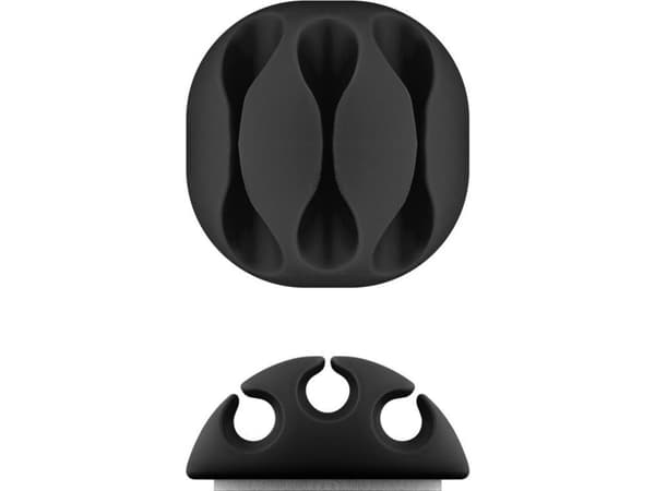 Goobay 70398, Kabelholder, Bord/Vegg, Sort