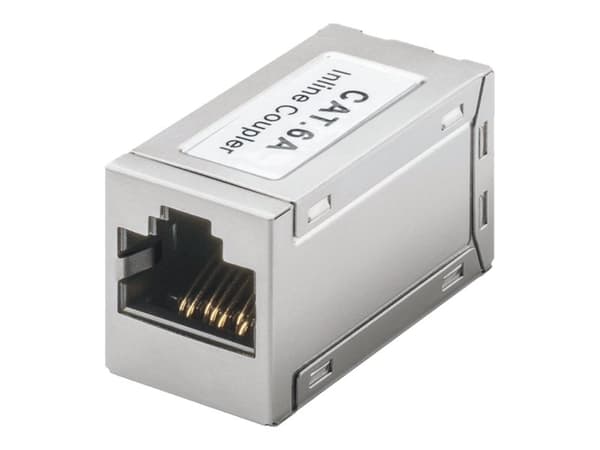 M-CAB - Kopplingsdon för nätverk - RJ-45 (hona) till RJ-45 (hona) - CAT 6a