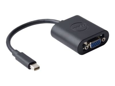 Dell Mini DisplayPort to VGA Adapter - Videokort - Mini DisplayPort (hane) till HD-15 (VGA) (hona) - DisplayPort 1.1a - 20.32 cm - stöd för 1200p - f