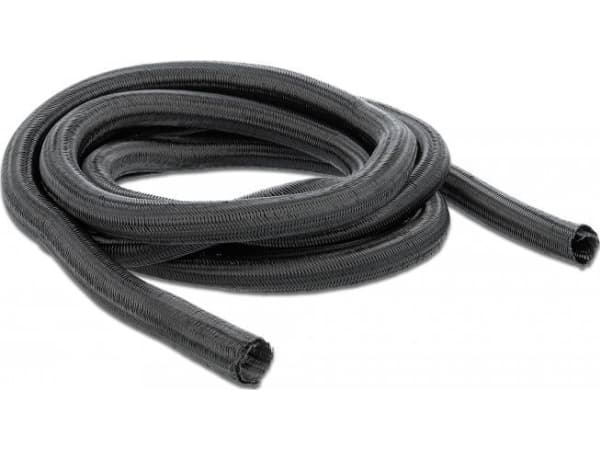 Delock Braided Sleeving - Tvunnet utvidbart isolerør - 2 m - svart
