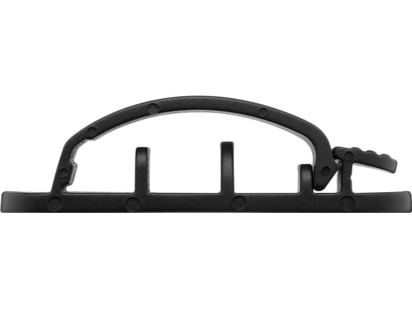 Goobay 70685, Kabelklämma, Skrivbord/vägg, Svart