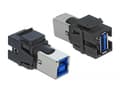 Miniatyrbilde 4 av 5: Delock Keystone module - Modulinnlegg - USB 3.0 Type A - svart
