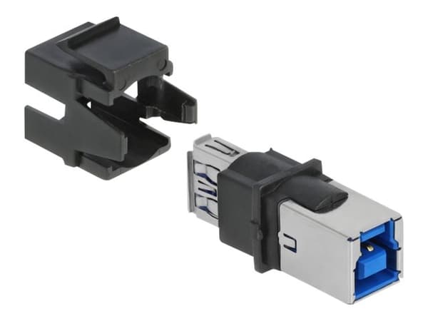 Delock Keystone module - Modulinnlegg - USB 3.0 Type A - svart