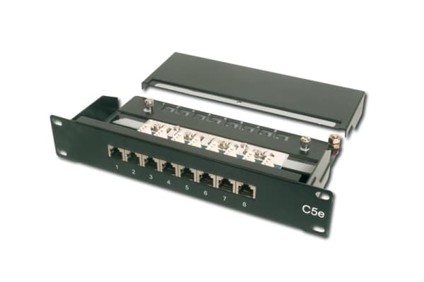 DIGITUS - Patch-panel - CAT 5e - STP - RJ-45 X 8 - 1U - 10"