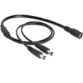 Pikkukuva 5 / 5: Delock - Strøm-splitter - DC jackstik 5,5 x 2,1 mm (han) til DC jackstik 5,5 x 2,1 mm (hun) - 50 cm