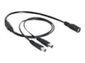Pikkukuva 1 / 5: Delock - Strøm-splitter - DC jackstik 5,5 x 2,1 mm (han) til DC jackstik 5,5 x 2,1 mm (hun) - 50 cm