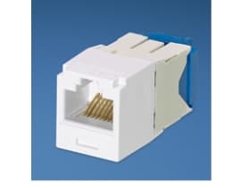 Panduit UTP RJ45 TG-MiniJack Cat6a White, Valkoinen, RJ-45