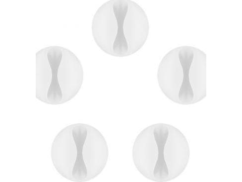 Goobay 95183, Kabelholder, Universell, Hvit