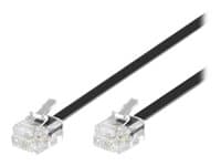 MicroConnect Modular - Telefonkabel - RJ-11 (hann) til RJ-11 (hann) - 10 m