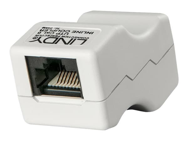 Lindy - Nettverkkopler - RJ-45 (hunn) til RJ-45 (hunn) - UTP - CAT 6