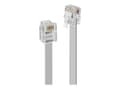 Miniatyrbild 4 av 5: Lindy - Telefonkabel - RJ-12 (hane) till RJ-12 (hane) - 5 m