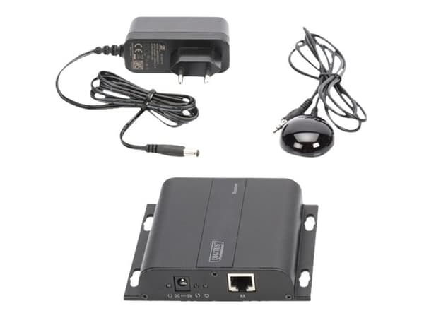 DIGITUS Professional 4K HDMI Extender via CAT / IP (receiver unit) - Video/lyd/infrarød-utvider - mottaker - HDMI - opp til 120 m