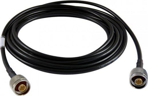 ALLNET ANT-CAB-NM-NM-500, 5 m, N-typ, N-typ, Svart