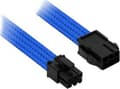 Miniatyrbilde 3 av 3: Nanoxia Single Sleeve - Strømforlengelseskabel - 6-pins PCIe-strøm (hann) til 6-pins PCIe-strøm (hunn) - 30 cm - låst - blå