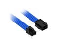 Miniatyrbilde 2 av 3: Nanoxia Single Sleeve - Strømforlengelseskabel - 6-pins PCIe-strøm (hann) til 6-pins PCIe-strøm (hunn) - 30 cm - låst - blå