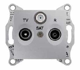 Sedna RD/TV-terminal aluminiumskontakt SDN3501360