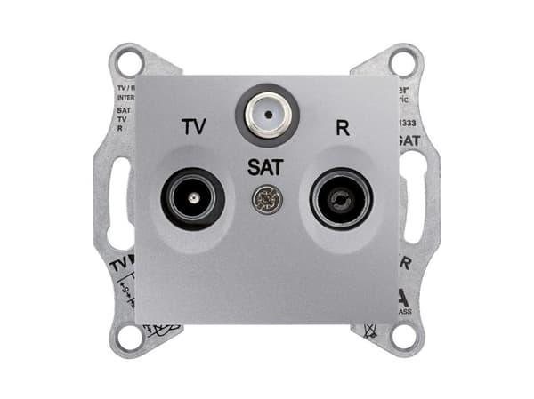 Schneider Electric Antenneuttak aluminium RD/TV/SAT - SDN3501460