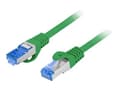 Miniatyrbilde 2 av 5: Lanberg - Koblingskabel - RJ-45 (hann) til RJ-45 (hann) - 2 m - S/FTP - CAT 6a - formstøpt, uten hindringer - grønn, RAL 6024