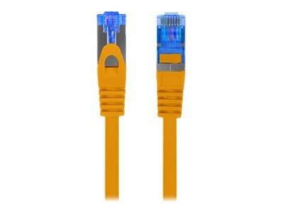Lanberg - Koblingskabel - RJ-45 (hann) til RJ-45 (hann) - 5 m - 6 mm - S/FTP - CAT 6a - formstøpt, flertrådet, uten hindringer - RAL 1028, oransje